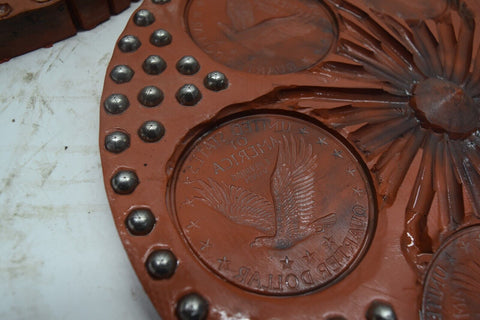 Lot of 16 12" Spin Casting Molds Belt Buckles Various Designs train eagle 11766