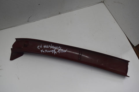 1983 1986 Mustang Convertible Windshield Pillar Trim Molding Passenger 12006