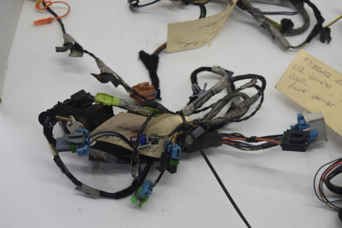 07 CHEVY TRAILBLAZER FRONT LEFT rear left right DOOR WIRE HARNESS lot 12222