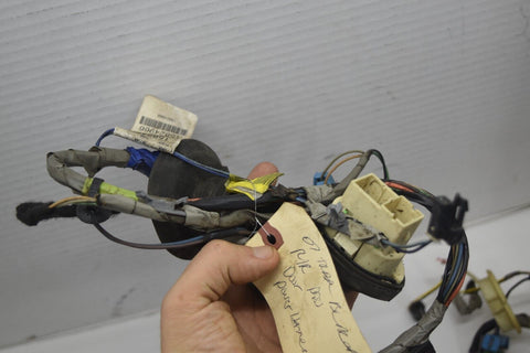 07 CHEVY TRAILBLAZER FRONT LEFT rear left right DOOR WIRE HARNESS lot 12222