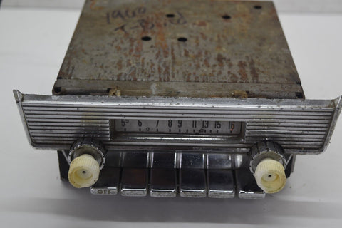 1958 1959 1960 FORD THUNDERBIRD AM RADIO STEREO BEZEL PLATE 58 59 60 12310