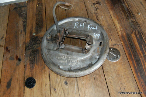 1949 49 Buick Super Right Front Brake Backing Plate Roadmaster GM