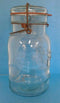 Atlas Vintage Canning Jar Embossed Collectible Quart Glass Antique