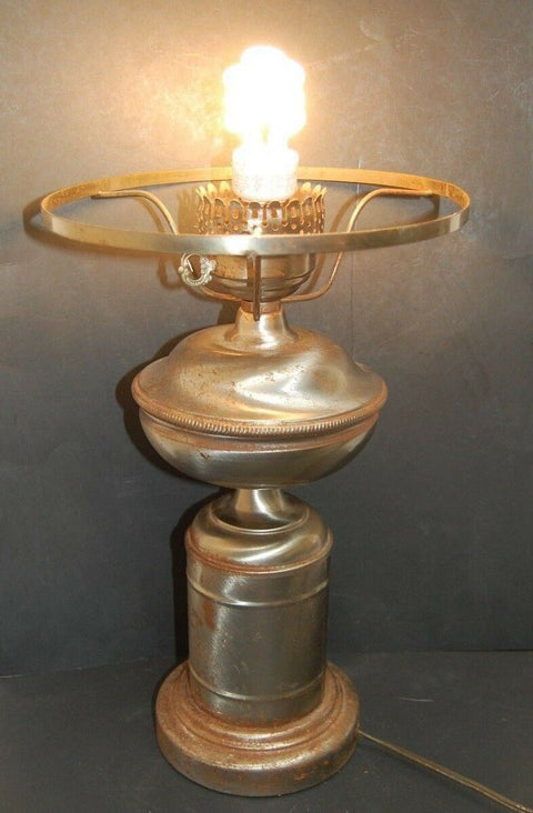 Vintage Large Milk Type Glass Ruffled Edge Globe Lamp Antique Lighting Decor