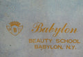 Vintage Babylon New York Babylon Beauty School Makeup Hair Styling Suit Case