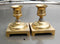Vintage Brass 3" Pair Set Of Candlestick Holders Made In England Antique Decor