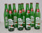 8 Vintage 7-Up Soda Pop Bottle Glass 16 fl. oz. 70'S GREEN GLASS CRAFTING DECOR