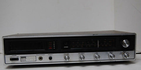 Montgomery Ward Airline AM/FM Stereo 8 Track Player 5958 POWERS ON PARTS/ REPAIR