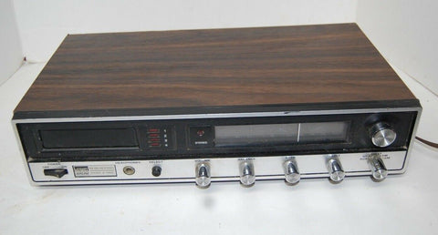 Montgomery Ward Airline AM/FM Stereo 8 Track Player 5958 POWERS ON PARTS/ REPAIR
