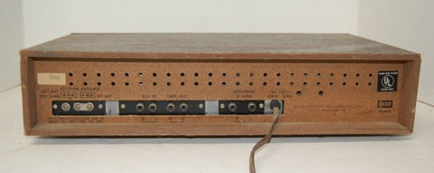 Montgomery Ward Airline AM/FM Stereo 8 Track Player 5958 POWERS ON PARTS/ REPAIR