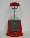 1985 Red Metal Glass Carousel Coin Gumball Candy Machine Junior NO 13 VINTAGE