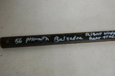 1956 PLYMOUTH BELVEDERE RIGHT SIDE REAR WINDOW TRACK MOPAR