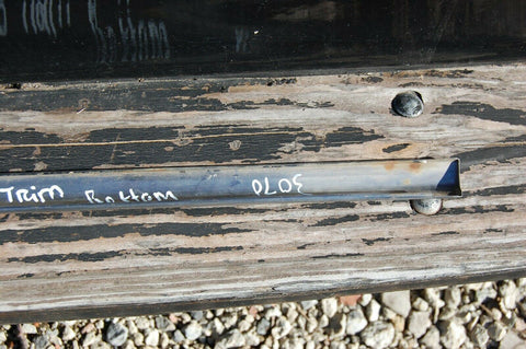 1956 Plymouth Belvedere LEFT SIDE DOOR WINDOW TRIM MOLDING MOPAR