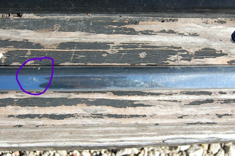 1956 Plymouth Belvedere LEFT SIDE DOOR WINDOW TRIM MOLDING MOPAR