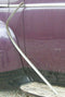 1956 Plymouth Belvedere LEFT SIDE UPPER BACK WINDOW TRIM MOLDING MOPAR