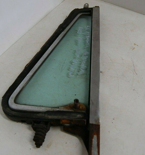 1956 PLYMOUTH BELVEDERE RS VENT WINDOW ASSEMBLY W/ GLASS SOLEX HERCULITE