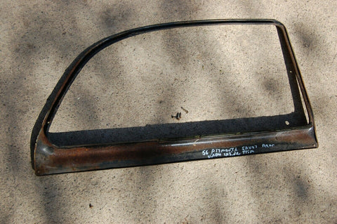 1956 Plymouth 4 DOOR RIGHT REAR DOOR INTERIOR WINDOW GARNISH MOLDING 56 SAVOY