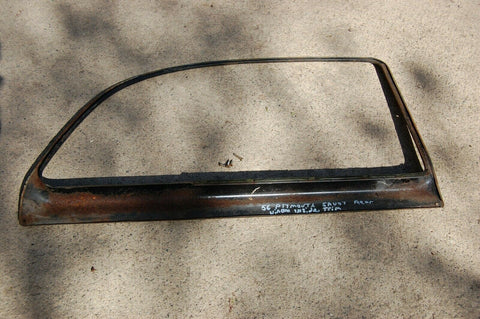 1956 Plymouth 4 DOOR RIGHT REAR DOOR INTERIOR WINDOW GARNISH MOLDING 56 SAVOY