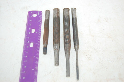 MAYHEW PUNCH SET 4 PUNCHES MACHINIST TOOL & DIE MAKER MILL, TOOLS
