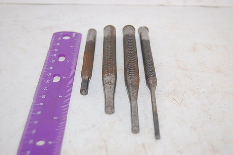 MAYHEW PUNCH SET 4 PUNCHES MACHINIST TOOL & DIE MAKER MILL, TOOLS