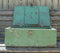 Small Vintage Wood Trunk Folk Art Trunk Carpenter Tool box Chest Jewelry Decor