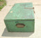 Small Vintage Wood Trunk Folk Art Trunk Carpenter Tool box Chest Jewelry Decor