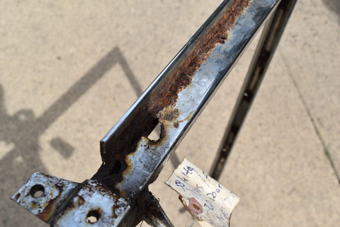 1958 58 Oldsmobile super 88 door frame molding window track Left driver 9035