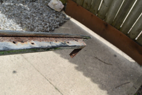 1958 58 Oldsmobile super 88 door frame molding window track Left driver 9035