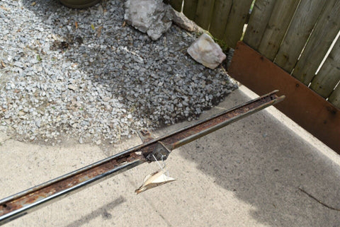 1958 58 Oldsmobile super 88 door frame molding window track Left driver 9035