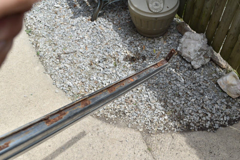 1958 58 Oldsmobile super 88 door frame molding window track Left driver 9035