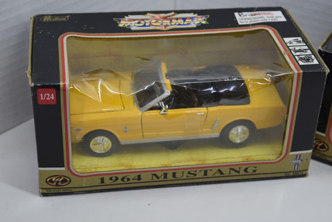 REDBOX MOTORMAX 1:24 Ford DIE-CAST 1964 MUSTANG 56 Thunderbird 1937 pickup 9103