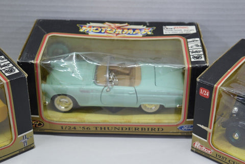 REDBOX MOTORMAX 1:24 Ford DIE-CAST 1964 MUSTANG 56 Thunderbird 1937 pickup 9103