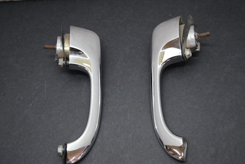 1957 57 Chevy left right pair exterior door handles Chevrolet OEM Bel Air 9543