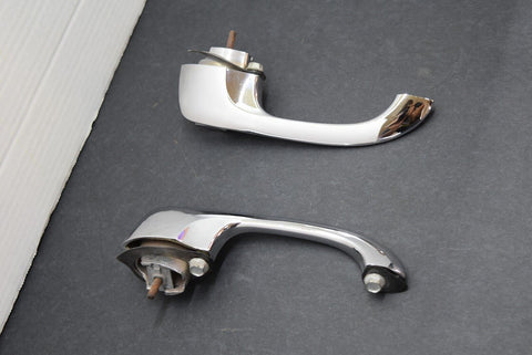 1957 57 Chevy left right pair exterior door handles Chevrolet OEM Bel Air 9543