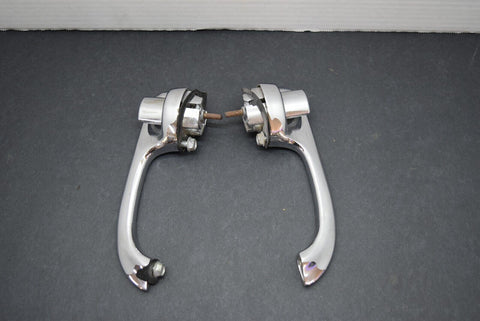 1957 57 Chevy left right pair exterior door handles Chevrolet OEM Bel Air 9543