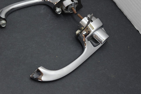 1957 57 Chevy left right pair exterior door handles Chevrolet OEM Bel Air 9543