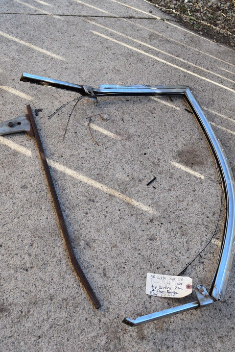 1958 58 Oldsmobile back door window super 88 left driver rear 9589