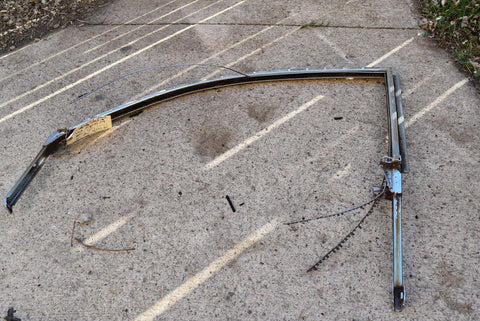 1958 58 Oldsmobile back door window super 88 left driver rear 9589