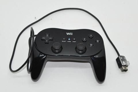 Nintendo Wii Classic Controller Pro Black RVL-005(-02) sensor bar 9595