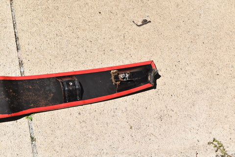 1960 60 thunderbird ford back seat package tray back window divider panel 11462