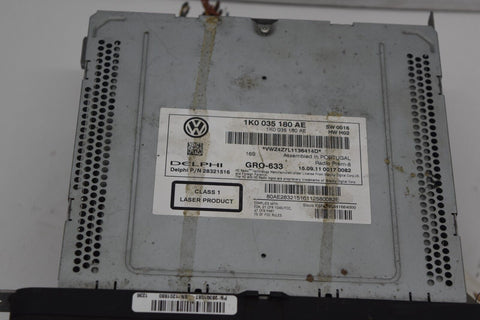 10 - 15 Volkswagen Jetta Passat Tiguan CC Radio 6 CD Changer 1K0035180AE 11650