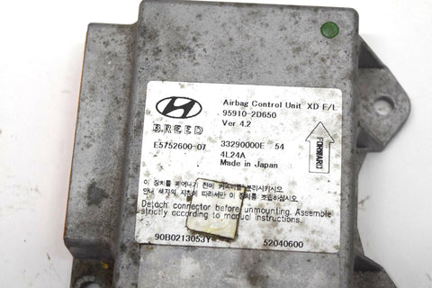05 2005 HYUNDAI ELANTRA SRS MODULE 959102D650 e5752600-07 11834