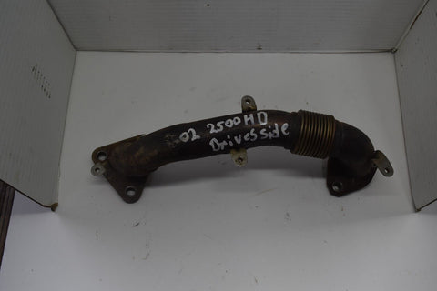Left Up-Pipe 2002 GMC Sierra Chevy Silverado 2500 HD 6.6 Duramax Diesel 11961