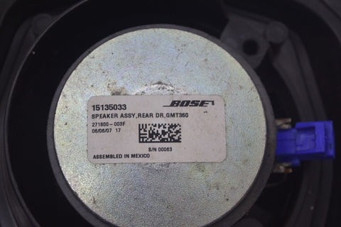 2002 2009 Chevrolet Trailblazer Rear Left right Side Door Audio Speaker 12232