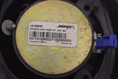 2002 2009 Chevrolet Trailblazer Rear Left right Side Door Audio Speaker 12232