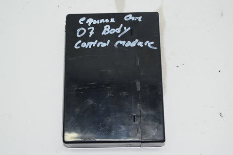 2007 2009 CHEVROLET EQUINOX BODY CONTROL MODULE BCM OEM 25847589 12320