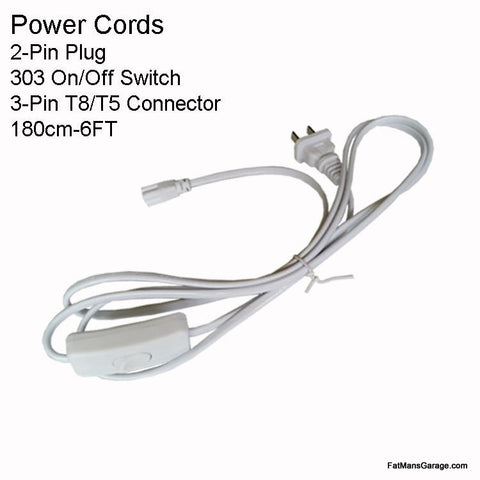 LED Shop light cords and Switches