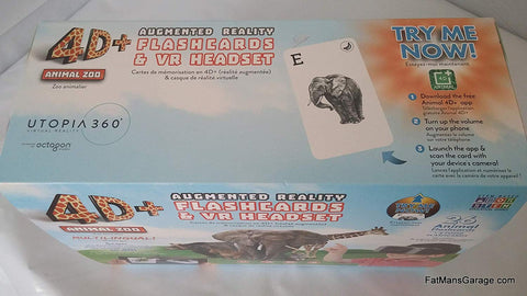 ReTrak 4D+ Animal Zoo Flashards & Virtual Reality Headset Bundle Toys