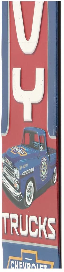 Vintage Like Chevy Trucks Vertical Embossed Metal Sign Man Cave Garage Gift