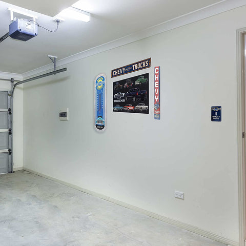 Vintage Like Chevy Trucks Vertical Embossed Metal Sign Man Cave Garage Gift